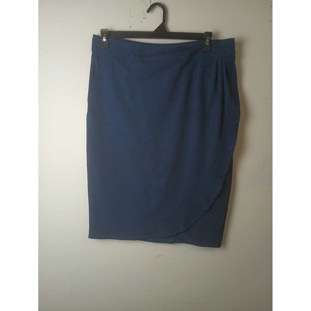 RipSkirt Hawaii Navy Blue Wrap Athletic Skirt Pockets Size L Large Quick Dry